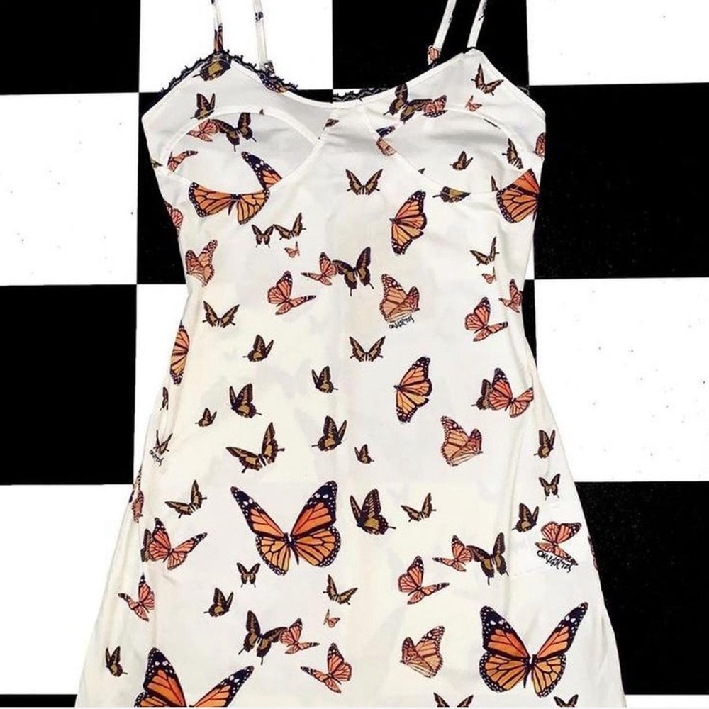 O-mighty butterfly y2k mini dress. Party, rave, fairy 🦋🦋